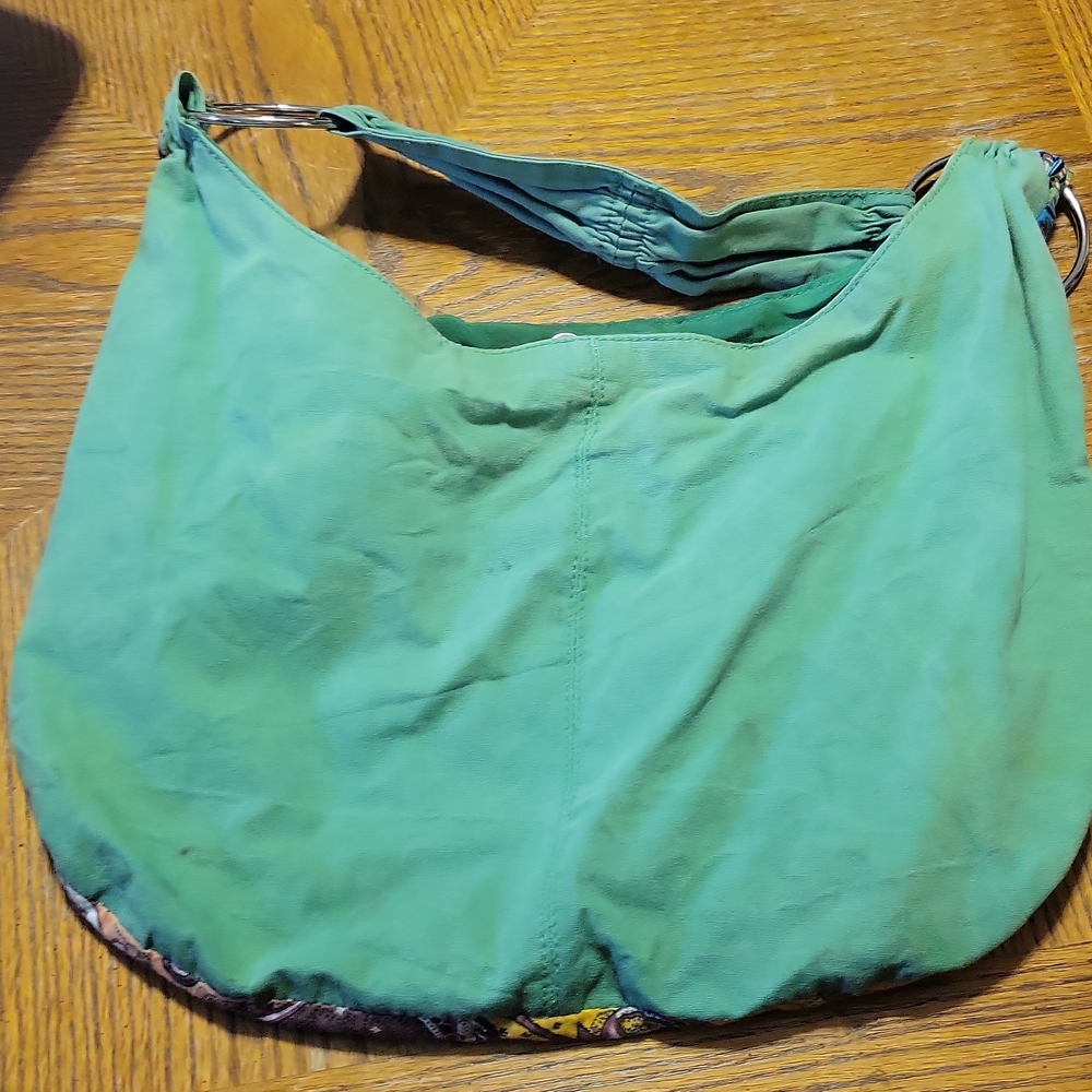 Multicolor Patchwork Hobo Bag - image 2